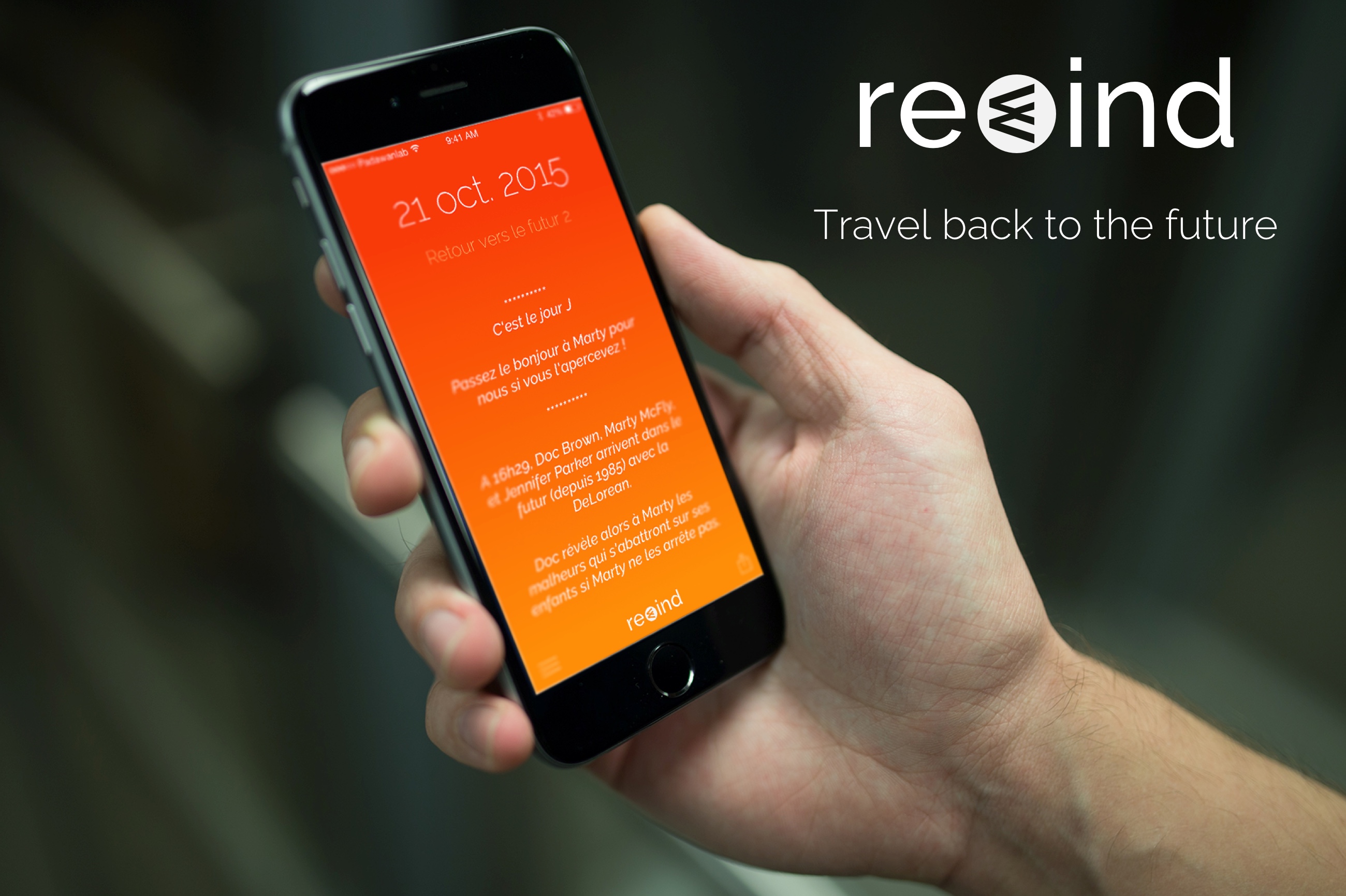 rewind pour iPhone - Une info par jour sur la trilogie Retour vers le Future